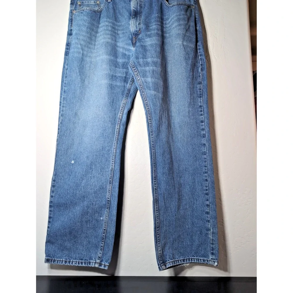 Levi's 559 Men 40 X 32 Western Jeans Distressed Warn In Relaxed Straight Stretch